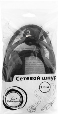 Кабель питания (PC-186-C19, 1.8m, 1.5мм2, black) Cablexpert