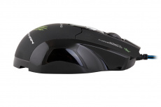 Мышь QUMO Leviathan (USB, optical, 3200dpi, игровая, коврик, black)