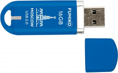 Флеш накопитель USB 2.0 16Gb FUMIKO MOSCOW (FMW-23, 30MB/s, blue)
