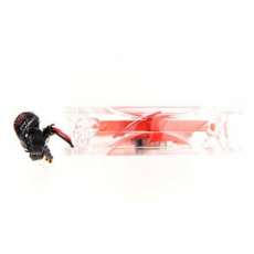 Вентилятор Floston Red Impeller 92Q (92x92x25mm, sleeve, 1500rpm, 18dBa, 3+4pin, red) RTL
