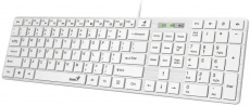 Клавиатура Genius SlimStar 126 (USB, мультимедийная, white)