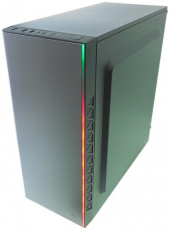 Корпус ACCORD Jazovo Plus VI (без БП, ATX, USB 3.0, RGB, no Fan, black)