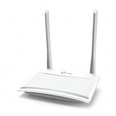 Роутер TP-LINK TL-WR820N (300Mbps, 2.4GHz, 3 ports, 100Mbps, 2 внешние несъёмные антенны 5dBi, white-grey)