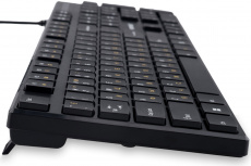 Клавиатура Gembird KB-250 (USB, мультимедийная, 1.8m, black)