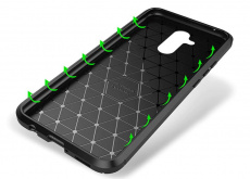 Чехол клип-кейс (для Huawei Honor 9 Lite, silicone, black)