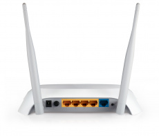 Роутер TP-LINK TL-MR3420 (300Mbps, 2.4GHz, 4 ports, 100Mbps,  2 внешние съёмные антенны 3dBi, USB, 3G/4G, white)