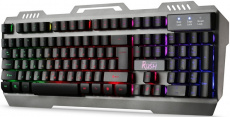 Клавиатура Smartbuy RUSH Metal heart (SBK-354GU-K, USB, радужная подсветка, игровая, мультимедийная, black-grey)