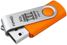 Флеш накопитель USB 2.0 8Gb FUMIKO TOKYO (FTO-32, orange)