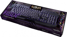 Клавиатура QUMO Fallen II K56 (USB, регулируемая подсветка, игровая, black)