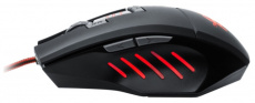 Мышь Oklick HAZARD 755G (USB, optical, 3000dpi, игровая, black-silver)