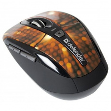 Мышь беспроводная Defender TO-GO MS-585 Nano (optical, 1600dpi, 2*AAA, Disco Red)