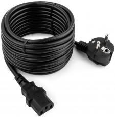 Кабель питания (PC-186-VDE-5M, сис. блок - розетка, 5.0m, 0.75мм2, black) Cablexpert