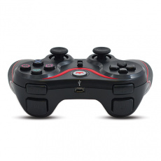 Геймпад Crown CMG-707 (PS3, Bluetooth, беспроводной, вибрация, black-red)