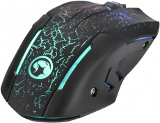 Мышь Marvo M207 (USB, optical, 3200dpi, подсветка, игровая, soft-touch, 1.5m, black)