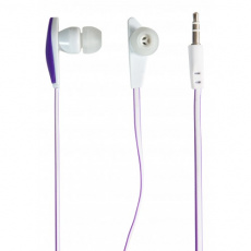 Наушники Defender Trendy-706 (затычки, без микрофона, 1.1m, white-purple)
