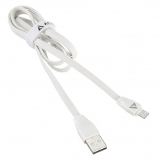 Кабель USB 2.0 Am - Lightning 1.0m (ACD-U920-P5W, быстрая зарядка, не замерзает и не спутывается, white) ACD