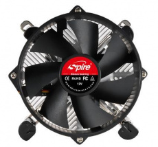 Вентилятор Spire SP954S7 (S1155/1156/1366, 3-pin, 90mm, Al+Cu, 22dBa, 130W) RTL