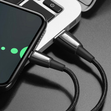 Кабель USB 2.0 Am - Type-C 1.0m (X39 Titan, 3A, нейлоновая оплётка, black) hoco