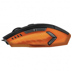 Мышь Defender Warhead GM-1500 (USB, optical, 3200dpi, игровая, black-orange)