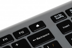 Клавиатура беспроводная Oklick 890S (USB, мультимедийная, grey)