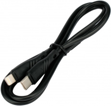 Кабель USB 2.0 Type-C - Lightning 1.0m (CCB-USB2-CMAPO1-1MB, 2.1A, быстрая зарядка, QC3.0, black) Cablexpert