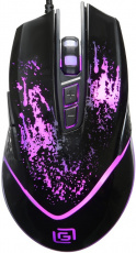 Мышь Oklick INFINITY 888G (USB, optical, 3200dpi, игровая, подсветка, 1.5m, black)