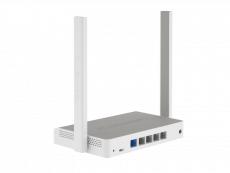 Роутер Keenetic Lite (KN1311) (300Mbps, 2.4GHz, 4 ports, 100Mbps, 2 внешние несъёмные антенны 5dBi, grey-white)