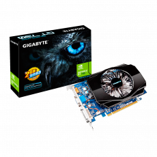 Видеокарта Gigabyte GF GT730 2Gb (GV-N730-2GI, 128bit, DDR3, DVI+HDMI+CRT) OEM