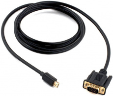 Кабель mini Display Port (m) - VGA (m) 1.8m (CC-mDPM-VGAM-6, v.1.1, экранированный, black) Cablexpert