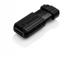 Флеш накопитель USB 2.0 32Gb Verbatim PinStripe (049064, black)