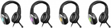 Наушники Defender X-Skull (полноразмерные закрытые, с микрофоном, регулятор, 2.1m, игровые, подсветка, промо-код "Crossout", black-silver)
