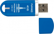 Флеш накопитель USB 2.0 4Gb FUMIKO MOSCOW (FMW-21, 30MB/s, blue)
