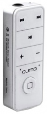 Беспроводной Bluetooth-ресивер/гарнитура QUMO Harmony с наушниками в комплекте (A2DP, AVRCP, HSP, HFS, 10m, 100mAh, white)