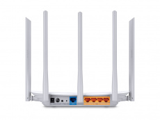 Роутер TP-LINK Archer C60 (1350Mbps, 2.4/5GHz, 4 ports, 100Mbps, 5 внешних несъёмных антенн, white)