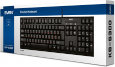 Клавиатура Sven KB-S300 (USB, влагоустойчивая, black)