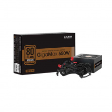 Блок питания ZALMAN 550W (GigaMax ZM550-GV II, 80+ Bronze, 120mm, 20+4+4+4pin, 2*PCI-E 6+2pin, 5*SATA, 3*HDD, 1*FDD) RTL