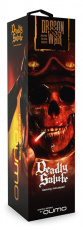 Коврик для мыши QUMO (Deadly Salute, тканевый на резиновой основе, игровой, 280x230x3mm)