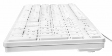 Клавиатура Oklick 556S (USB, защитная плёнка, white)