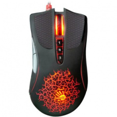 Мышь A4Tech Bloody A9081 (USB, optical, 4000dpi, игровая, коврик, black)