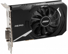 Видеокарта MSI GF GT1030 2Gb (GT 1030 AERO ITX 2GD4 OC, 64bit, DDR4, DVI+HDMI) RTL