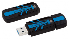 Флеш накопитель USB 3.0 64Gb Kingston DataTraveler R3.0 G2 (DTR30G2/64GB, 120Mb/s, black-blue)