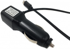 Зарядное устройство от прикуривателя AZ (12/24V - USB, 0.89А, кабель Lightning 1m, black)
