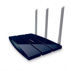 Роутер TP-LINK TL-WR1043ND (300Mbps, 2.4GHz, 4-ports, 1000Mbps, 3 съёмные антенны 5dBi, USB, USB Printer/FTP Server, black)
