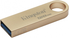 Флеш накопитель USB 3.2 128Gb Kingston DataTraveler SE9 G3 (DTSE9G3/128GB, 220/100MB/s, gold)