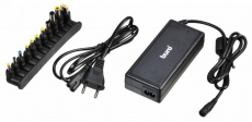 Зарядное устройство для ноутбука Buro BUM-1287M90 (вход 110-240V, выход 12-20V (автоопределение), 90W, black)