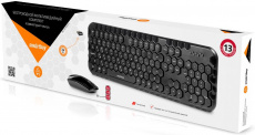 Клавиатура+мышь беспроводные Smartbuy Honeycomb (SBC-642383AG-K, black)