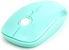 Мышь беспроводная Gembird MUSW-395 (optical, 1600dpi, AA, turquoise)