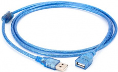 Кабель USB 2.0 Am - Af удлинительный 1.5m (FMA03-01, blue) FUMIKO