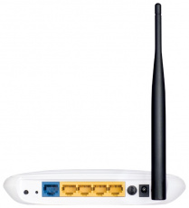 Роутер TP-LINK TL-WR740N (150Mbps, 2.4GHz, 4 ports, 100Mbps, внешняя несъёмная антенна 5dBi, white)