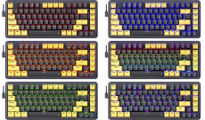 Клавиатура Redragon ELF (USB, механическая, RED Switch, игровая, программируемая RGB подсветка, мультимедийная, black-yellow)